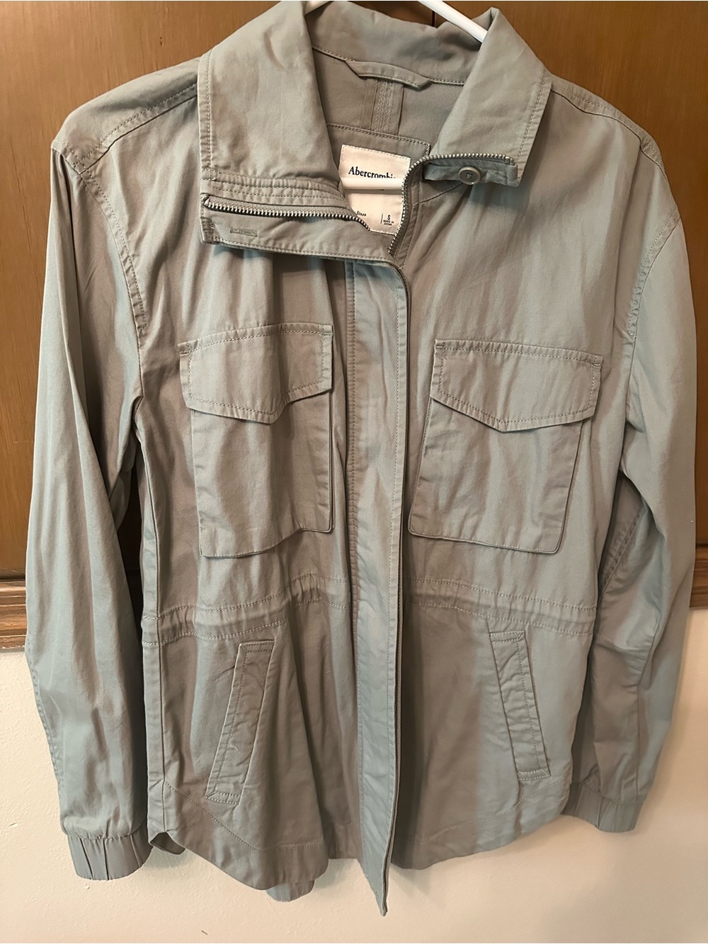 Abercrombie Sage Green Utility Shirt Jacket- Size Small, NWOT